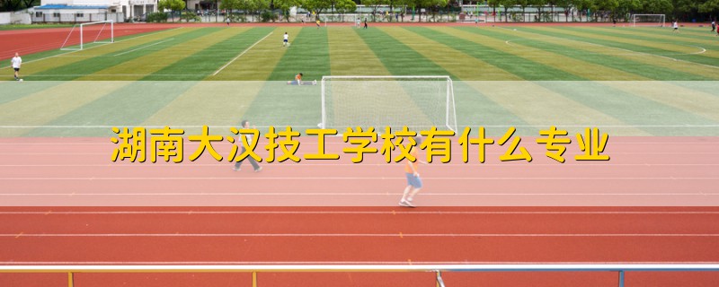 湖南大漢技工學校有什么專業(yè)