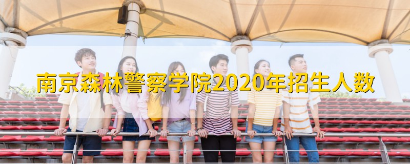 南京森林警察學院2020年招生人數(shù)