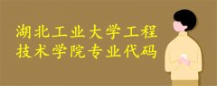 湖北工業(yè)大學(xué)工程技術(shù)學(xué)院專業(yè)代碼