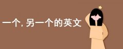 一個(gè),另一個(gè)的英文