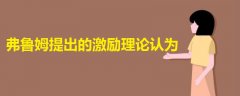 弗魯姆提出的激勵理論認為