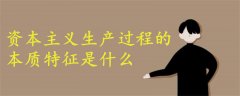 資本主義生產(chǎn)過程的本質(zhì)特征是