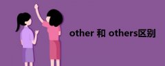 other 和 others區(qū)別