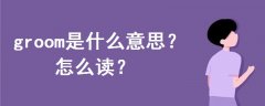 groom是什么意思,怎么讀