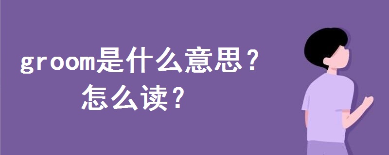 groom是什么意思,怎么讀