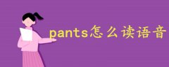 pants怎么讀語音
