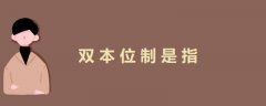 雙本位制是指