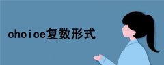 choice復(fù)數(shù)形式