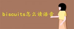 biscuits怎么讀語音