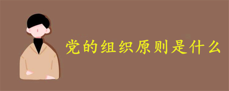 黨的組織原則是什么