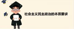 社會主義民主政治的本質(zhì)要求