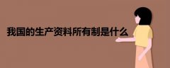 我國的生產(chǎn)資料所有制是什么