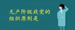無(wú)產(chǎn)階級(jí)政黨的組織原則是