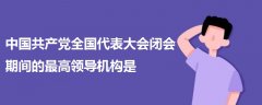 中國共產黨全國代表大會閉會期間的最高領導機構是