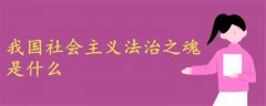 我國(guó)社會(huì)主義法治之魂是什么