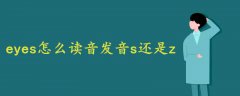 eyes怎么讀音發(fā)音s還是z