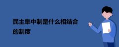 民主集中制是什么相結(jié)合的制度