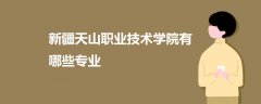 新疆天山職業(yè)技術學院有哪些專業(yè)