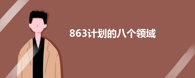863計劃的八個領域