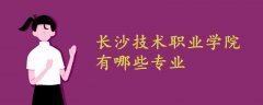 長(zhǎng)沙技術(shù)職業(yè)學(xué)院有哪些專業(yè)
