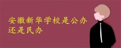 安徽新華學(xué)校是公辦還是民辦