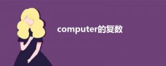 computer的復(fù)數(shù)