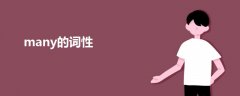 many的詞性