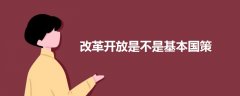 改革開(kāi)放是不是基本國(guó)策