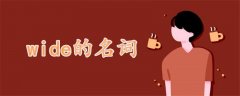 wide的名詞