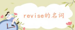 revise的名詞