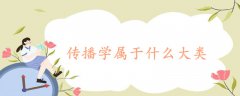 傳播學(xué)屬于什么大類